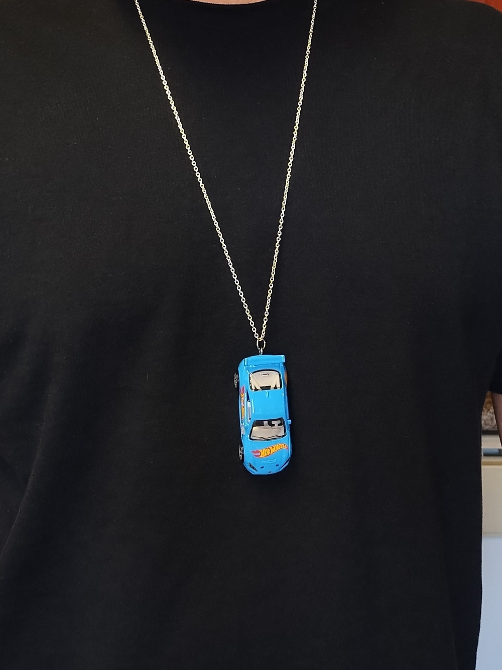 Hot Wheels Car Pendant Necklace